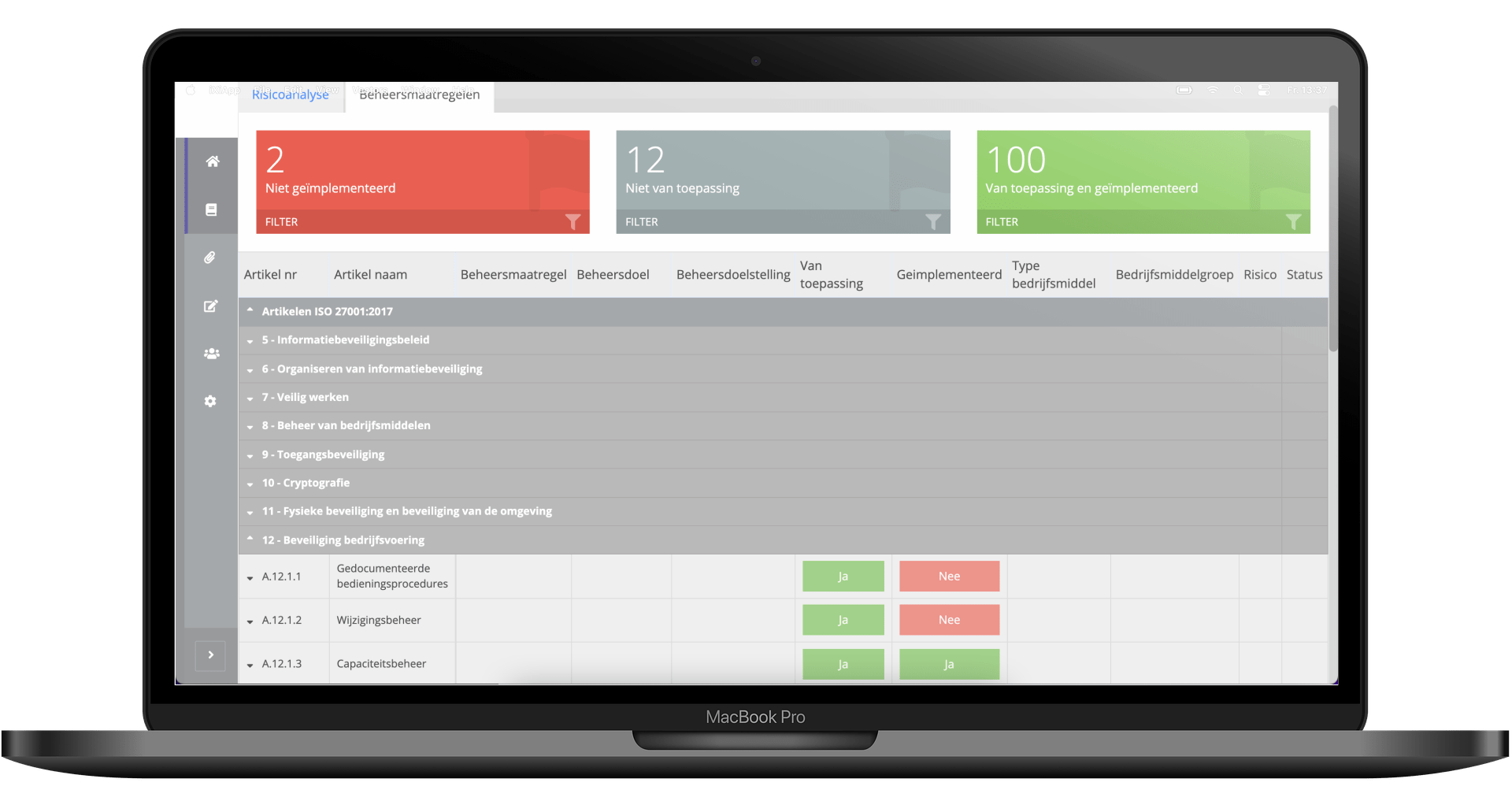 Opzetten online managementsysteem voor informatiebeveiliging met de ISO 27001 compliance checklist